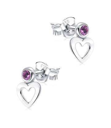Cute Heart Stud Earrings STS-1035